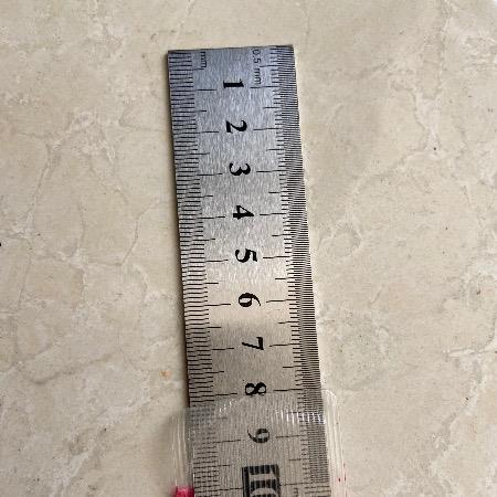 خط کش فلزی 100 سانتی ضخیم